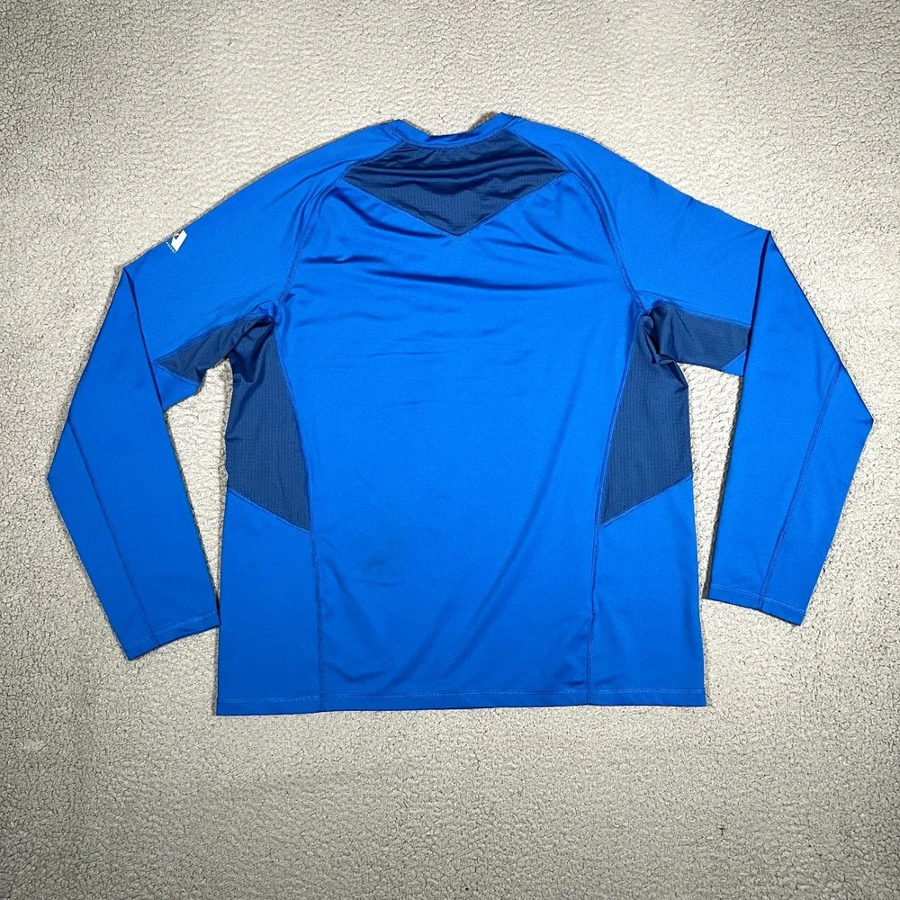 Eddie Bauer Shirt Mens Large Blue First‎ Ascent Baselayer Performance Outdoor